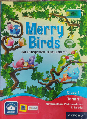 Merry Birds An Integrated Term Course Term 1 Class 1(Pepper back, Navaneetham padmanabhan)