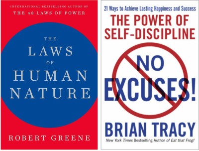 The Laws Of Human Nature + The Power Of Self-Discipline-No Excuses (English(Paperback, Greene Robert - Mr. Brian Tracy)