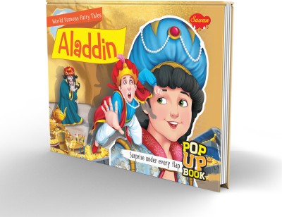 POP UP Book World Famous Fairy Tales Aladdin| A Magical Journey Of Aladdin's Pop-Up World Book(Hardcover, SAWAN)
