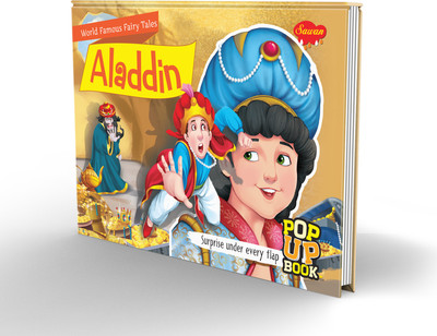 POP UP Book World Famous Fairy Tales Aladdin| A Magical Journey Of Aladdin's Pop-Up World Book(Hardcover, SAWAN)