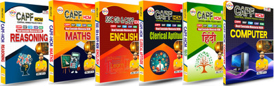 CAPF [ HCM] Head Constable Ministerial Maths+ Reasoning + HIndi + Clerical Apptitude + English+Computer By Ankit Bhati | 2025 [ COMBO PACK 6 ](Paperback, Hindi, Ankit Bhati Sir)
