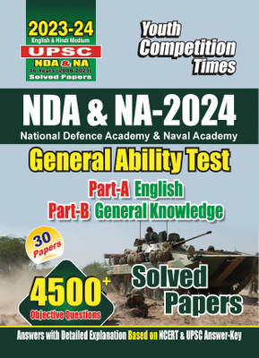 2023-24 UPSC NDA & NA General Ability Test Part A : English & Part B : General Knowledge Solved Papers(Paperback, Hindi, YCT EXPERT TEAM)
