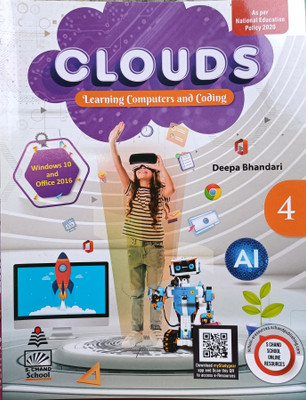 Clouds Learning Computer And Coding 4(Paperback, Deepa Bhandari)