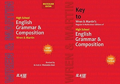 High School English Grammar & Composition Books COMBO WITH Key To Wren & Martin SET OF 2 BOOKS(Paperback, DR. N.D.V PRASADA RAO)