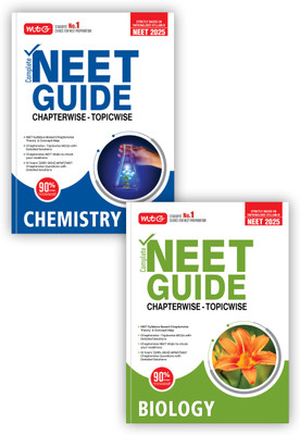 MTG Complete NEET Guide Chemistry & Biology Book For 2025 Exam - NEET NMC Syllabus Based Chapterwise Theory & Concept Map | 10 Years Chapterwise Questions (PYQs) With Detailed Solutions (Set Of 2)(Paperback, MTG Editorial Board)