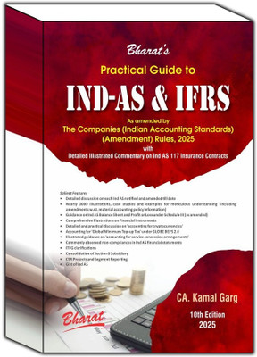 Practical Guide To IND AS & IFRS 10TH Edition 2025(Paperback, CA. Kamal Garg)