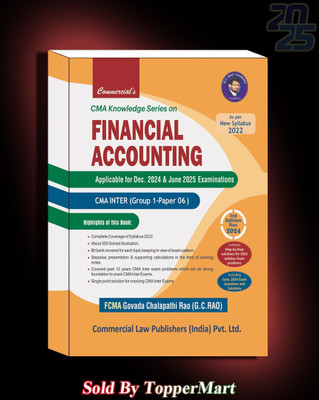 CMA Knowledge Series On Financial Accounting (Group 1 Paper 6) New Syllabus Nov 2024 | EDITION 2025(Paperback, G.C. RAO)