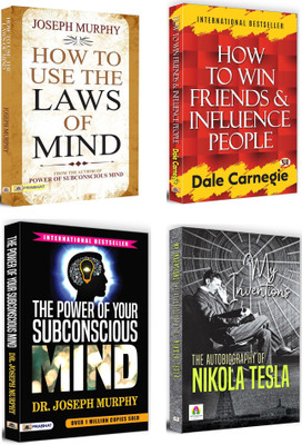 How To Use The Laws Of Mind + The Power Of Your Subconscious Mind + How To Win Friends And Influence People + My Inventions: The Autobiography Of Nikola Tesla | Mind Power | Self-Help | Communication Skills | Autobiography (Set Of 4 Books In English)(Softcopy, Joseph Murphy, Dale Carnegie, Nikola Te How To Use The Laws Of Mind + The Power Of Your Subconscious Mind + How To Win Friends And Influence People + My Inventions: The Autobiography Of Nikola Tesla | Mind Power | Self-Help | Communication Skills | Autobiography (Set Of 4 Books In English)(Softcopy, Joseph Murphy, Dale Carnegie, Nikola Te