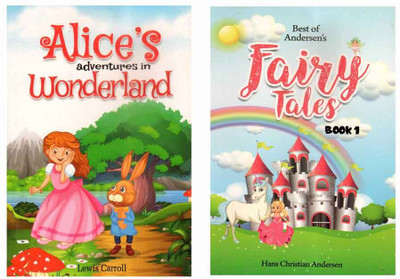 GBD-Alice's Adventures In Wonderland + Best Of Andersen's Fairy Tales | Combo Pack Of Two Most Popular Folklores Story Book For Children(Paperback, Editorial Board)