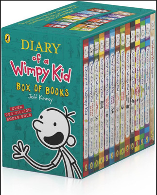 Diary Of A Wimpy Kid Box Of Books (Books 1–12)(Paperback, Jeff Kinney)