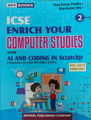 Icse Enrich Your Computer Studies With Al And Coding In Mswlogo Class 2(Pepper back, Vijay Kumar pandey)