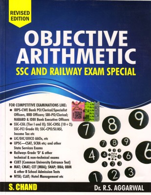 S. Chand, OBJECTIVE ARITHMETIC SSC AND RAILWAY EXAM SPECIAL(Paperback, Dr. R.S. Aggarwal)