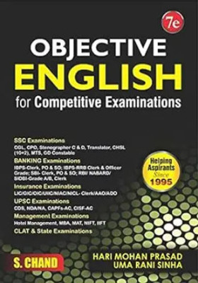 Objective English For Competitive Examinations 2025 (7e): SSC CGL CHSL CPO Steno, GD, Banking Exams [2025] |(Paperback, Hari Mohan Prasad)