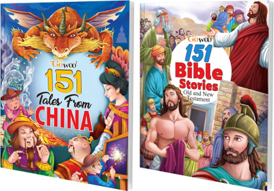 151 Tales From China And 151 Bible Stories (New Edition) I Pack Of 2 Books I Fun Stories For Kids By Gowoo(Paperback, Manoj Publication editorial board)