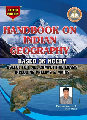 Handbook On Indian Geography |Based On NCERT|Useful For All Competitive Exams|(Paperback, Tharun Kumar R.)