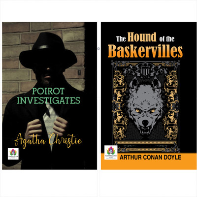 Best Of Mystery & Thriller (Poirot Investigates/ The Hound Of The Baskervilles) By Agatha Christie & Arthur Conan Doyle (Set Of 2 Books)(Paperback, Agatha Christie, Arthur Conan Doyle)