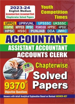 ACCOUNTANT ASSISTANT ACCOUNTANT ACCOUNTS CLERK Chapterwise Solved Papers (English Medium) 2023-24(Paperback, YCT)