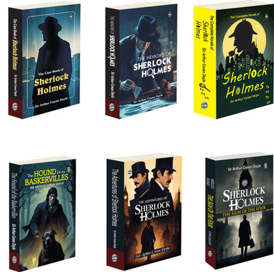 The Case Book Of Sherlock Holmes, The Memoirs Of Sherlock Holmes And More :- Sherlock Holmes Mega Pack, Must Read Detective Storybooks, Classic Mystery Gift Set | Pack Of 6 Books(Paperback, Arthur Conan Doyle)