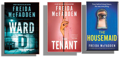 Arushibooks Combo: Must Read 3 Books Ward D & The Tenant & The Housemaid ( English )(Paperback, Freida McFadden)