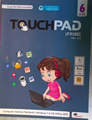 ICSE Touchpad Iprime Ver.1.1 Class 6(Paperback, Orange)