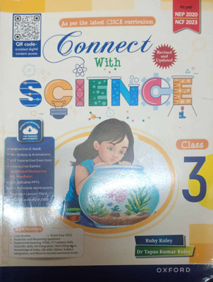 CISCE Connect With Science Biology Class 3(Pepper back, Ruby koley)