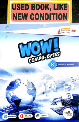 WOW COMPU-BYTES Class-8 (Old Book)(Paperback, Editorial)