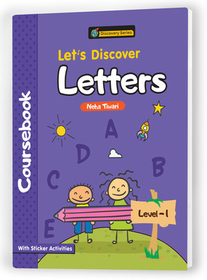 Educart English Lets Discover Letters Coursebook For Nursery (3-5 Years Kids)(Paperback, Educart)