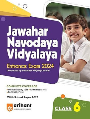 Jawahar Navodaya Vidyalaya Class 6 Guide For Exam 2024(Paperback, Arihant Experts)