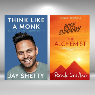 Think Like A Monk & The Alchemist Combo Book Set English(Paperback, Paulo Coelho, Jay Shetty)