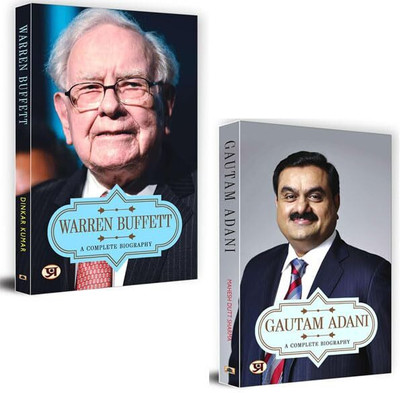 Warren Buffett + Gautam Adani Biography Books| Motivational | Discipline | Biography Books | Self Help| Businessmen (Set Of 2 Books)(Paperback, Dinkar Kumar, Mahesh Dutt Sharma)