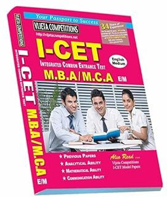 I-CET M.B.A / M.C.A Integrated Common Entrance Test (English Medium)(Paperback, Vijeta Competiton Editorial Board)