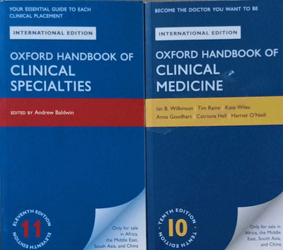 OHB CLIN MEDICIN 10E OXMED:M XE P + OHB CLINICAL SPECIALITIES 10E XE P - Set Of 2 Books(Paperback, Catriona hall Ian B. Wilkinson, Andrew baldwin)