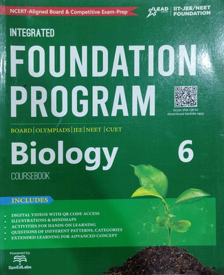 Integrated Foundation Program Biology Coursebook Class 6(Pepper back, Speedlabs publication)