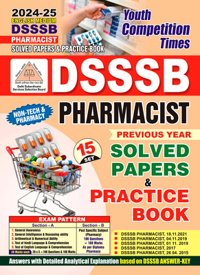 2024-25 DSSSB Pharmacist Solved Papers & Practice Book(Paperback, Hindi, YCT EXPERT TEAM)