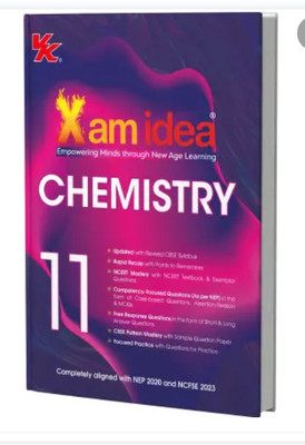 Xam Idea Class 11 Chemistry (2025-26) | Latest CBSE Syllabus | Rapid Recaps & Pattern Mastery| Competency-Focused And Free Response Qs (Paperback, Editorial Board)(Paperback, xamidea editional board)