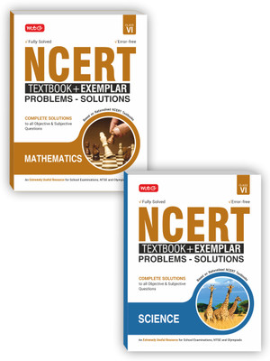 MTG NCERT Textbook + Exemplar Problem Solutions Class 6 Mathematics & Science (Set Of 2 Books) | Complete Solutions To All Objective & Subjective Questions(Paperback, Mtg Editorial Board)