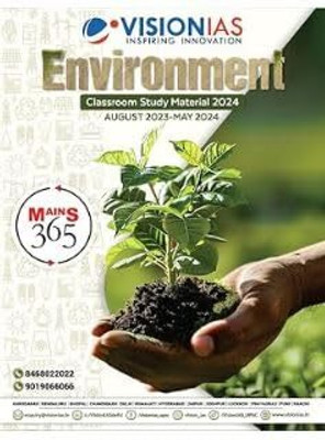 Vision IAS Mains 365 English Environment 2025 Photocopy Notes, Black/White [Staple Bound](SPIRAL, VISION IAS)