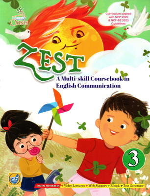 Oasis, Zest, A Multi-Skill Cousrebook In English Communication, Class-3(Paperback, RUPA GUPTA)