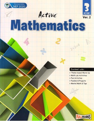 Active Mathematics For ICSE Class - 3 Ver. 2(Paperback, DK Bhattacharya)