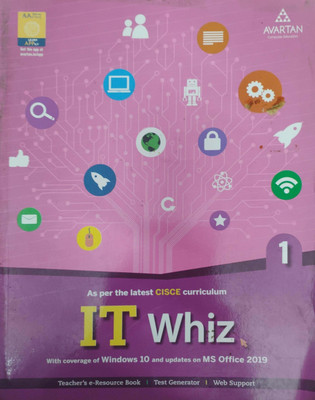 As Per The Latest Cisce Curriculum It Whiz Class 1(Paperback, Avartan Publisher)
