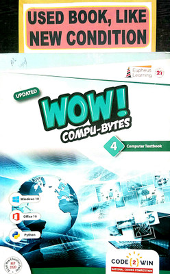 WOW COMPU-BYTES Class-4 (Old Book)(Paperback, Editorial)
