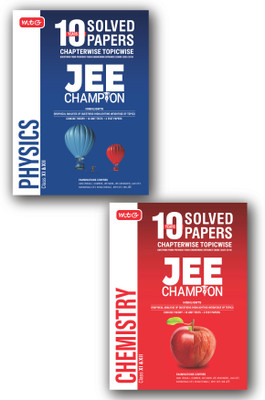 MTG 10 Years JEE Main & Advanced (2025-2016) Chapterwise Topicwise Solved Papers Physics, Chemistry (Set Of 2) | JEE Champion Book For 2026 Exam | Also Cover BITSAT, VITEEE, KCET, COMEDK, MHT-CET & WB-JEE Exam PYQs(Paperback, MTG Editorial Board)