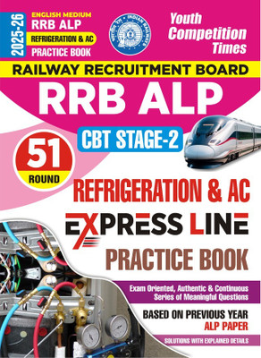RRB ALP CBT-2 51 Round Refrigeration & AC Express Line Practice Book 2025-26 English Medium(Paperback, YCT)