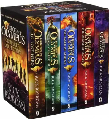 Heroes Of Olympus Complete Collection 5 Books Box Set -The Lost Hero/The Son Of Neptune/The Mark Of Athena/The Blood Of Olympus By Rick Riordan (Paperback, Riordan Rick)(Paperback, Riordan Rick))