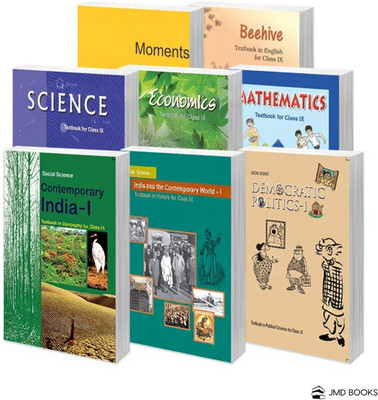 NCERT- 9th Std NCERT BOOK SET Of (10) CLASS 9th IN COMBO PACK 2025-26 Edition
This NCERT Class 9 Books Combo Set ( English Medium ) Contains 8 Books :
1. Class 9 Beehive – English Textbook
2. Class 9 Moment – English Supplementary Reader
3. Class 9 Mathematics
4. Class 9 Science
5. Class 9 Ind NCERT- 9th Std NCERT BOOK SET Of (10) CLASS 9th IN COMBO PACK 2025-26 Edition
This NCERT Class 9 Books Combo Set ( English Medium ) Contains 8 Books :
1. Class 9 Beehive – English Textbook
2. Class 9 Moment – English Supplementary Reader
3. Class 9 Mathematics
4. Class 9 Science
5. Class 9 Ind