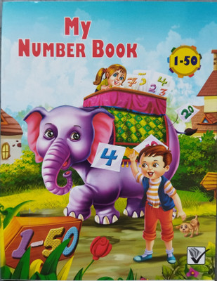 MY NUMBER BOOK For All Children, Kids | Counting, Reading, Writing & Practice Book | Number (1 - 50), Early Learning Book For Kids, ETC(Paperback, Versatile)