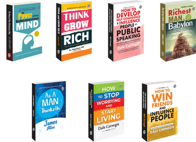 The Power Of Your Subconscious Mind, Think & Grow Rich And More :- Motivational & Self-Help Combo, Law Of Attraction Mindset Books, Positive Thinking And Success Combo | Pack Of 7 Books(Paperback, Joseph Murphy, Napoleon Hill, Dale Carnegie)