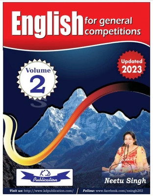 English For General Competitions Vol. 2 By Neetu Singh(Paperback, Neetu Singh)