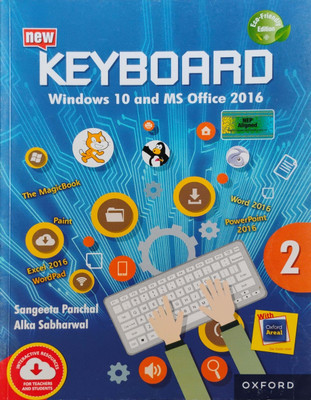 New Keyboard Windows 10 And Ms Office 2016 Class 2(Peper back, Sangeeta Panchal)
