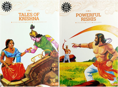 Tales Of Krishna And Powerful Rishis 3 In 1 Combo Pack(Paperback, Reena Ittyerah Puri)